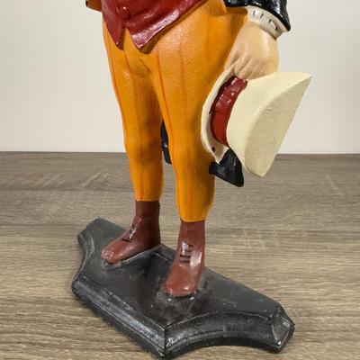LOT 11B: Painted Cast Iron Benjamin Franklin Doorstop