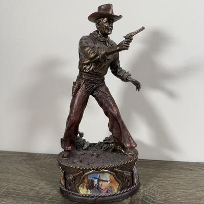 LOT 14B: 2012 Bradford Exchange “John Wayne: American Hero” Collection - Taming the West (A0369), Duke (A0077) & Western Legend (A0916)