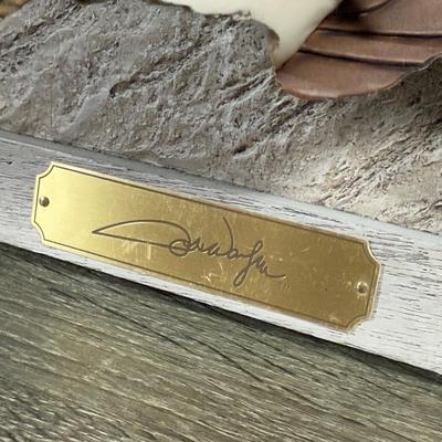 LOT 17B: 2008 Bradford Exchange “The Duke” Wall Plaque by Carl Surges (22/5000) & 2009 John Wayne American Legend Sculpture A0779