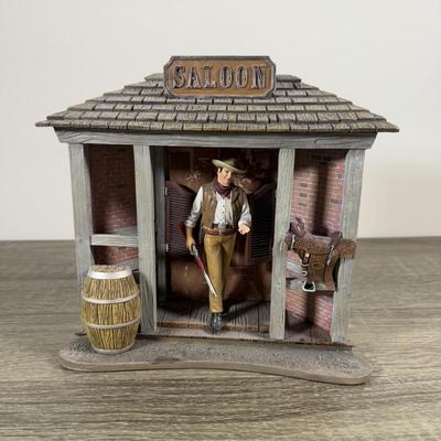 LOT 19B: John Wayne Bradford Exchange - 2012 American Legend Tabletop Mountain A0466 & 2008 Frontier Hero Walking Tall A0600