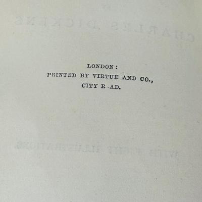 LOT 21K: Antique Charles Dickens Books - 1870 Posthumous Papers of the Pickwick Club, Our Mutual Friend & 1870 The Old Curiosity Shop