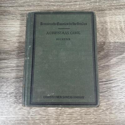 LOT 23K: Antique & Vintage Books - 1912 A Christmas Carol, Life & Adventures of Martin Chuzzlewit, 1911 Charles Dickens by His...