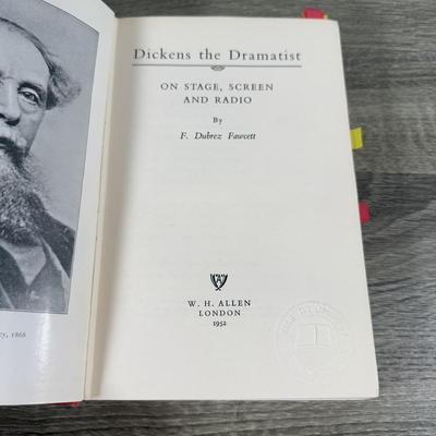 LOT 23K: Antique & Vintage Books - 1912 A Christmas Carol, Life & Adventures of Martin Chuzzlewit, 1911 Charles Dickens by His...