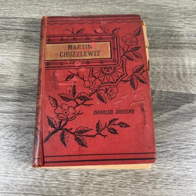 LOT 23K: Antique & Vintage Books - 1912 A Christmas Carol, Life & Adventures of Martin Chuzzlewit, 1911 Charles Dickens by His...