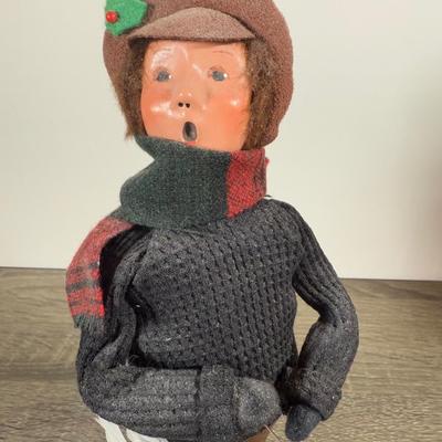 LOT 26B: Byer's Choice Christmas Carol & More - Boy w/ Goose & Spirit of Christmas Past