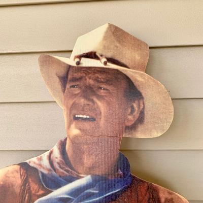 LOT 28 G: 2012 The Duke #1201 John Wayne Life Size Cardboard Cutout