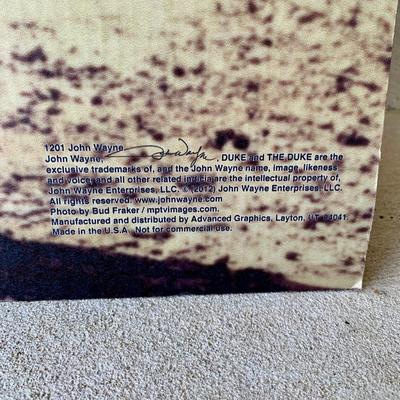 LOT 28 G: 2012 The Duke #1201 John Wayne Life Size Cardboard Cutout
