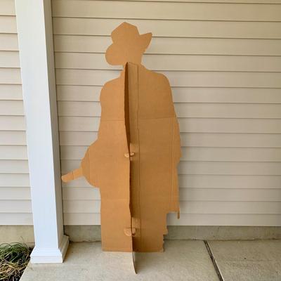 LOT 28 G: 2012 The Duke #1201 John Wayne Life Size Cardboard Cutout