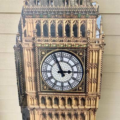 LOT 29 G: London England Big Ben Cardboard Cutout
