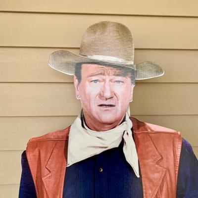 LOT 31 G: 2004 The Duke #495 John Wayne Life Size Cardboard Cutout