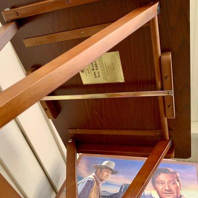 LOT 33 G: 2010 Bradford Exchange Limited Edition John Wayne The Duke Tray Tables