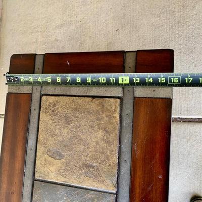 LOT 34 G: Best Beauty Furniture Co. Tile Top Side Tables