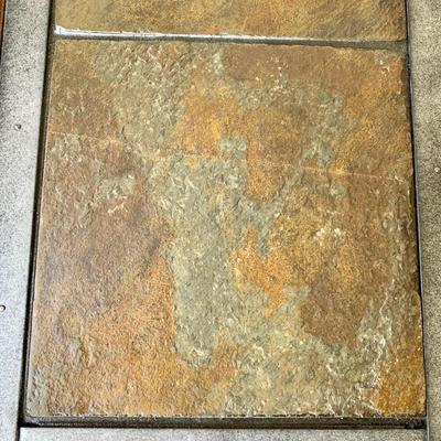 LOT 34 G: Best Beauty Furniture Co. Tile Top Side Tables