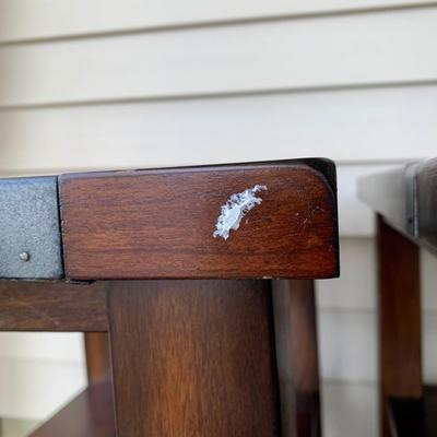 LOT 34 G: Best Beauty Furniture Co. Tile Top Side Tables