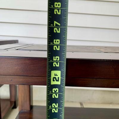 LOT 34 G: Best Beauty Furniture Co. Tile Top Side Tables