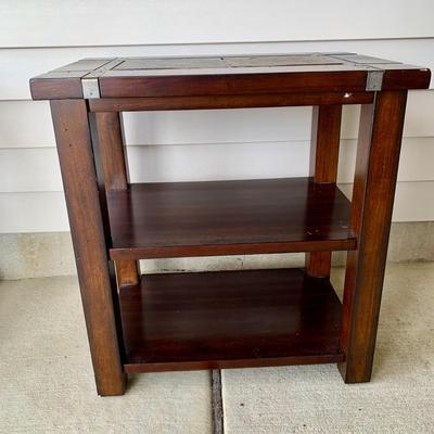 LOT 34 G: Best Beauty Furniture Co. Tile Top Side Tables