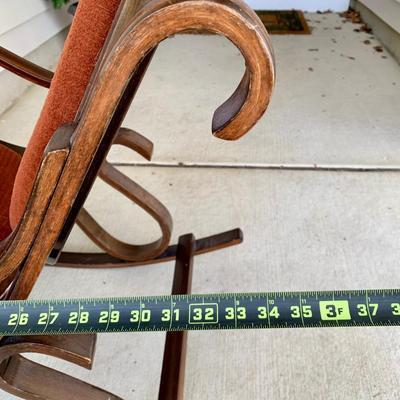 LOT 35 G: Vintage Thonet Style Bentwood Rocking Chair