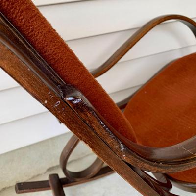 LOT 35 G: Vintage Thonet Style Bentwood Rocking Chair