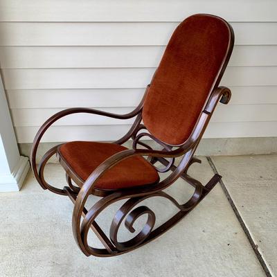 LOT 35 G: Vintage Thonet Style Bentwood Rocking Chair