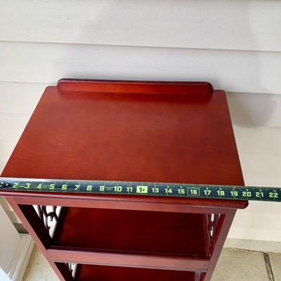 LOT 41 G: Design Toscano Thomas Aquinas Gothic Tracery Bookshelf / Display Stand