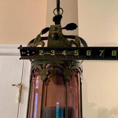 LOT 43 L: Design Toscano Crown Royale Wall Hanging Pendant Lantern