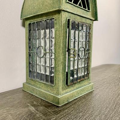 LOT 44 B: Glass Lined Metal Architectural Lantern Collection