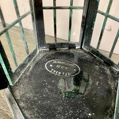 LOT 44 B: Glass Lined Metal Architectural Lantern Collection