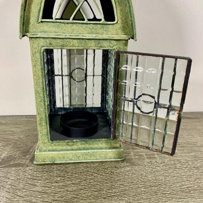 LOT 44 B: Glass Lined Metal Architectural Lantern Collection