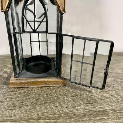 LOT 44 B: Glass Lined Metal Architectural Lantern Collection
