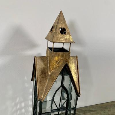 LOT 44 B: Glass Lined Metal Architectural Lantern Collection