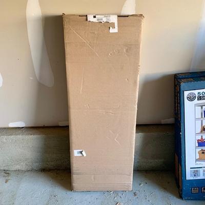 LOT 46 G: NIP Sandusky Black Shelving Unit Item #UR1848P-BLK