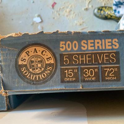 LOT 47 G: 2 NIP Space Solutions 500 Series 5 Tier Shelving Units