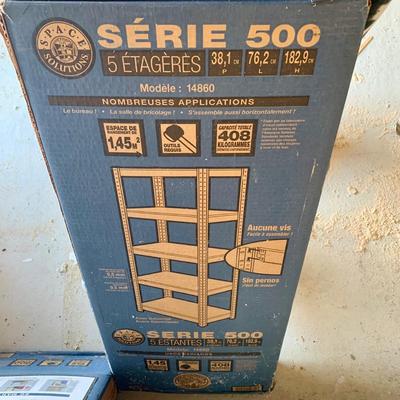 LOT 47 G: 2 NIP Space Solutions 500 Series 5 Tier Shelving Units