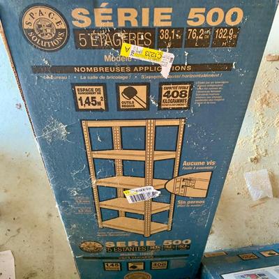 LOT 47 G: 2 NIP Space Solutions 500 Series 5 Tier Shelving Units