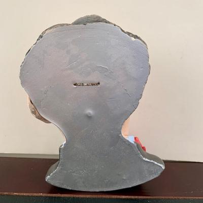 LOT 53 L: Bossons Legend Products Sherlock Holmes & Signed Groucho Marx Chalkware Heads