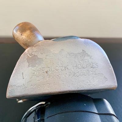 LOT 53 L: Bossons Legend Products Sherlock Holmes & Signed Groucho Marx Chalkware Heads