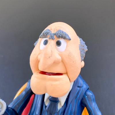 LOT 55 L: The Muppets Collection: 2017 Christmas Carol Ornaments, Statler & Waldorf w/ Balcony Figures, & Lego Figures