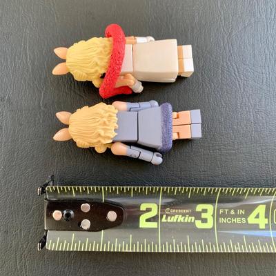 LOT 55 L: The Muppets Collection: 2017 Christmas Carol Ornaments, Statler & Waldorf w/ Balcony Figures, & Lego Figures