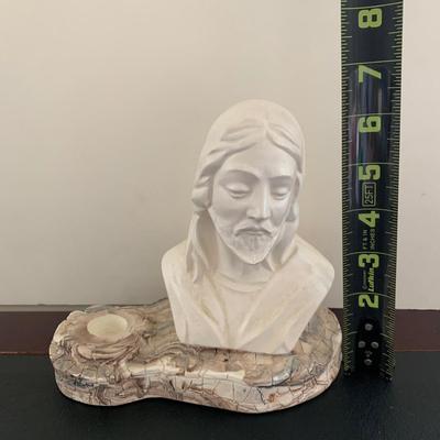 LOT 56 L: Religious Collection: 1987 Edward J. Reese Candle Holder & More