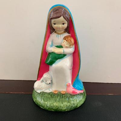 LOT 56 L: Religious Collection: 1987 Edward J. Reese Candle Holder & More