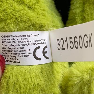 LOT 57 L: How The Grinch Stole Christmas Collection: Book & Stuffed Animals