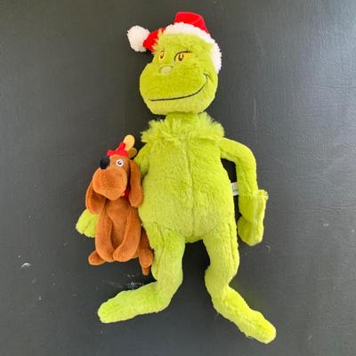 LOT 57 L: How The Grinch Stole Christmas Collection: Book & Stuffed Animals