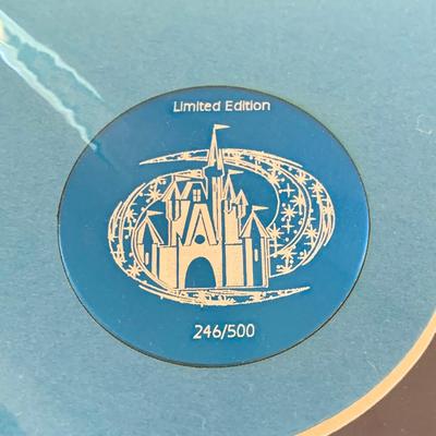 LOT 58 L: Disney's Fantasia Collection: 2016 & 2020 Ornaments, Showcase Collection Sorcerer Mickey And Brooms Snowglobe, &...