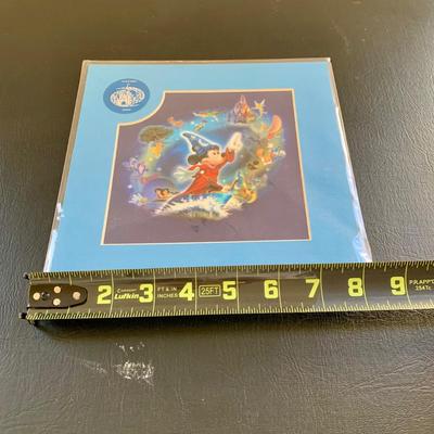 LOT 58 L: Disney's Fantasia Collection: 2016 & 2020 Ornaments, Showcase Collection Sorcerer Mickey And Brooms Snowglobe, &...