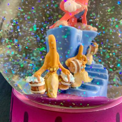 LOT 58 L: Disney's Fantasia Collection: 2016 & 2020 Ornaments, Showcase Collection Sorcerer Mickey And Brooms Snowglobe, &...