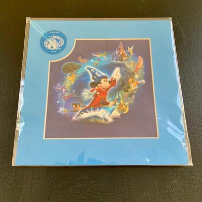 LOT 58 L: Disney's Fantasia Collection: 2016 & 2020 Ornaments, Showcase Collection Sorcerer Mickey And Brooms Snowglobe, &...