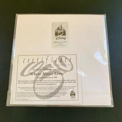 LOT 58 L: Disney's Fantasia Collection: 2016 & 2020 Ornaments, Showcase Collection Sorcerer Mickey And Brooms Snowglobe, &...