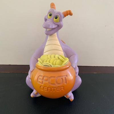 LOT 59 L: Disney Collection: 2015 Haunted Mansion "Vacation Memories" Signed Print by Larry Dotson, 1982 Figment Epcot Center...