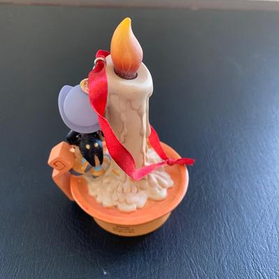 LOT 61 L: Disney Collection: Peter Pan Figurine Set, 2018 Peter Pan Ornament, & 2019 Light Up Jiminy Cricket Ornament