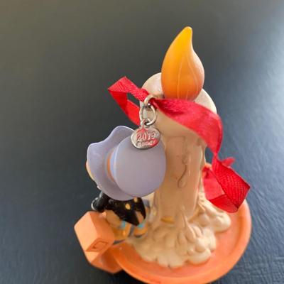 LOT 61 L: Disney Collection: Peter Pan Figurine Set, 2018 Peter Pan Ornament, & 2019 Light Up Jiminy Cricket Ornament